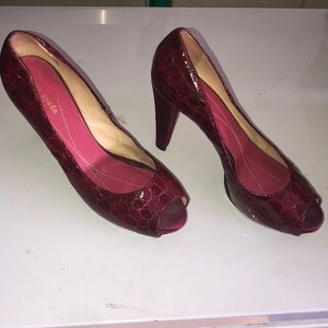 Kate Spade Peep Toe Heels